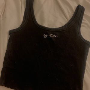 Tank Top Crop Top from Garage, Black, Size XS